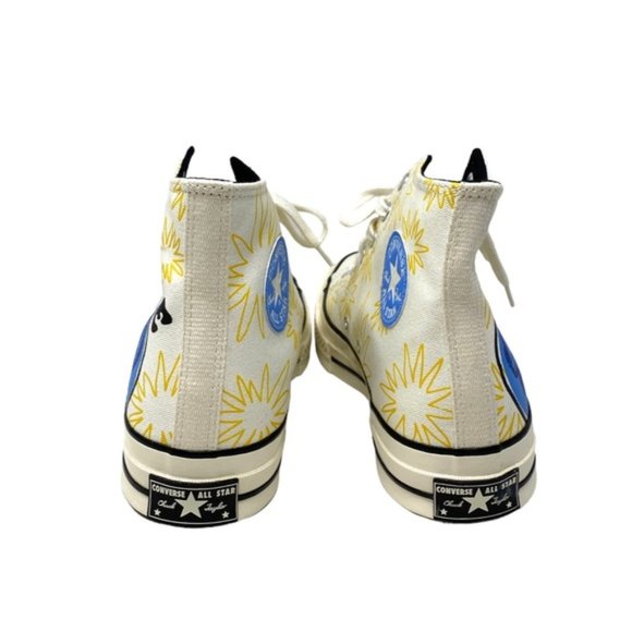 Converse Chuck Taylor 70 All Star High Top White Canvas Men’s Sneakers 172863C - Picture 7 of 12